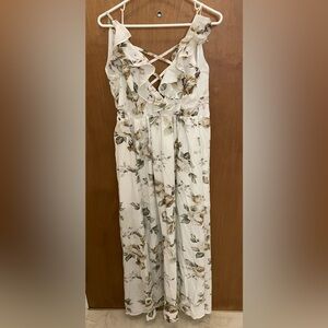 Love Culture White Floral Dress